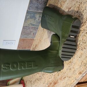 Sorel Wedge Heel Rain boots